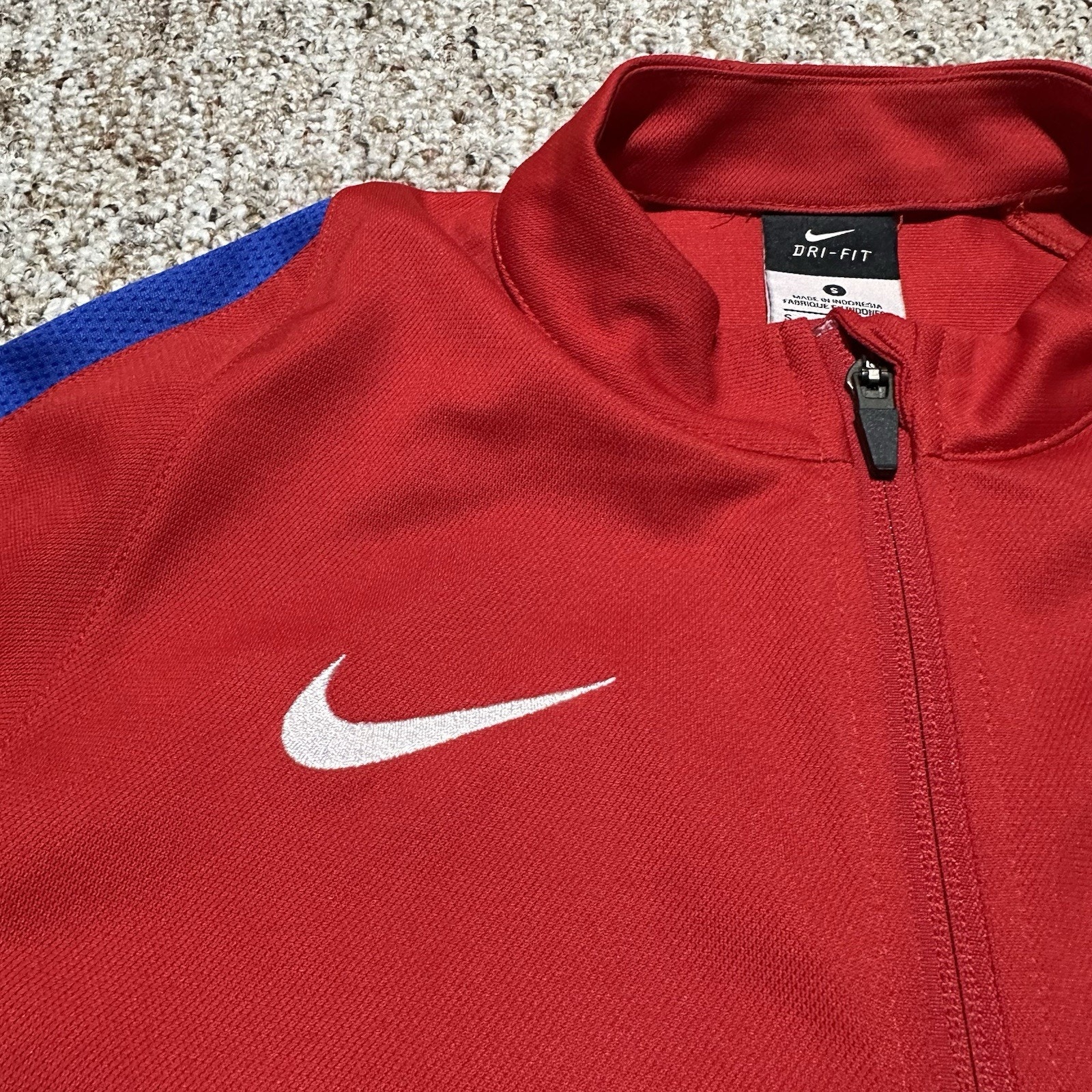 Nike Mens S Track Jacket Usa Soccer National Team Zip Red — image 3 of 8